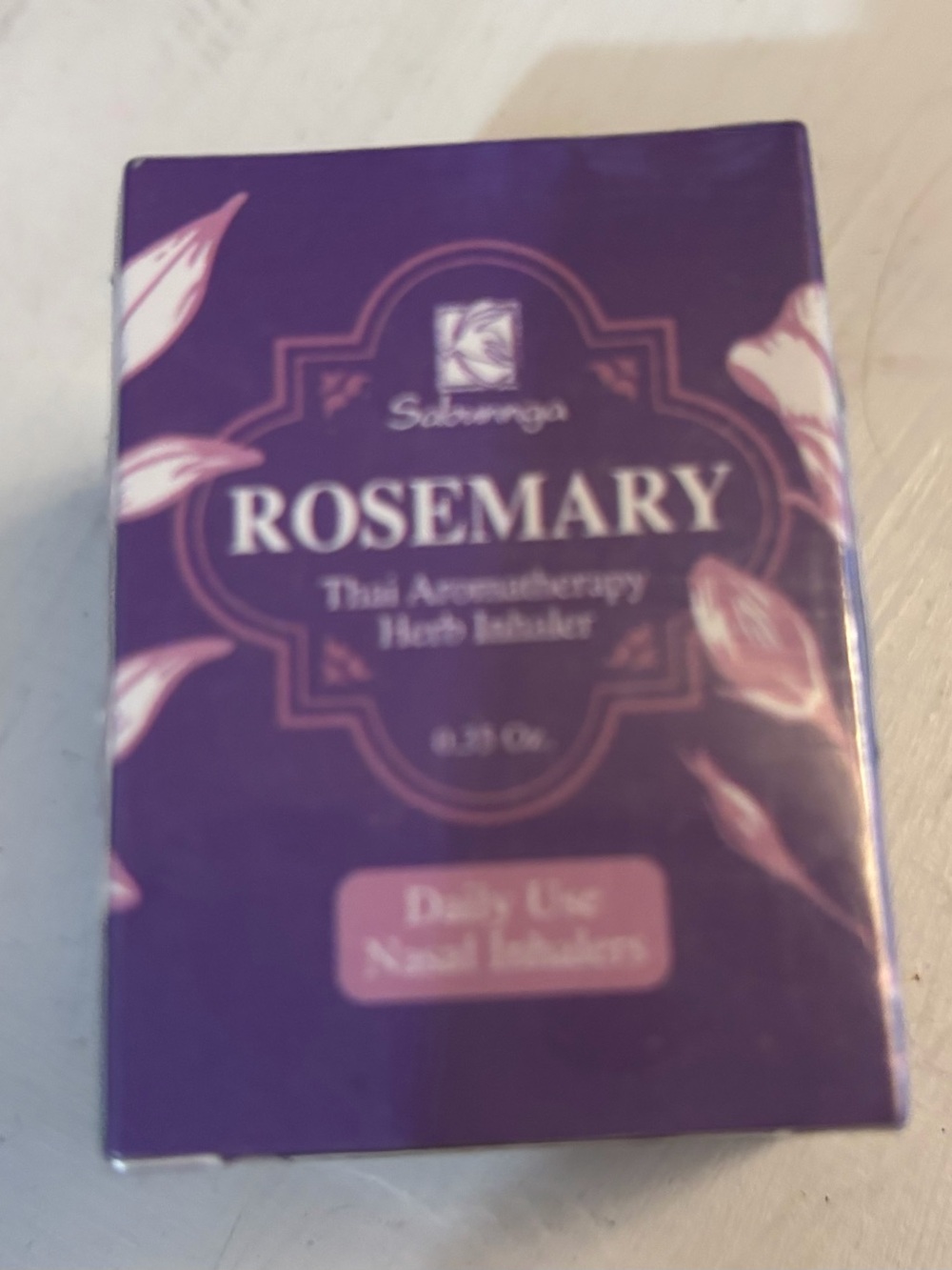 Rosemary Aromatherapy Herb Inhaler - Purple